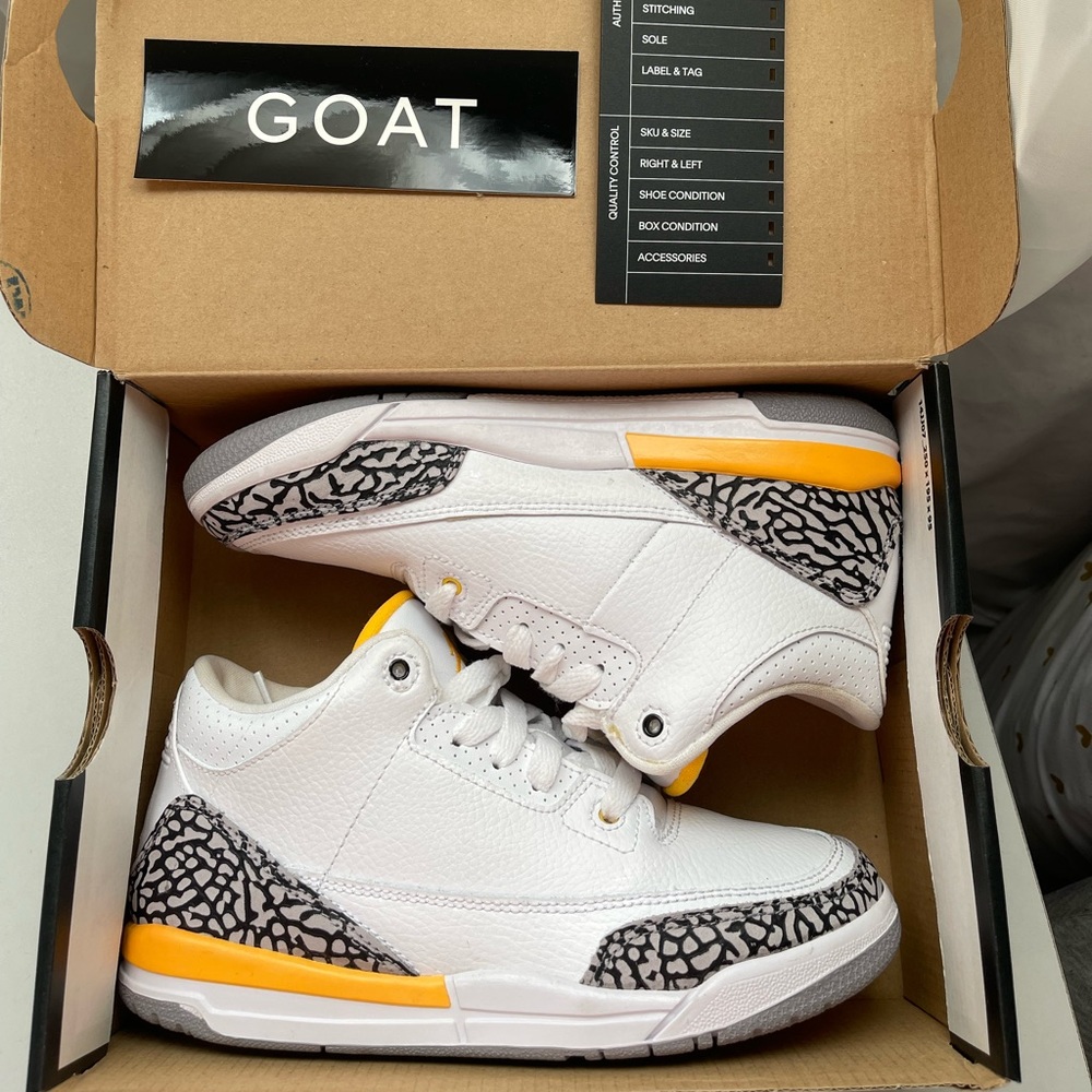 Air Jordan 3 Retro PS “Laser Orange” SIZE 5 Women/ 3 Kids